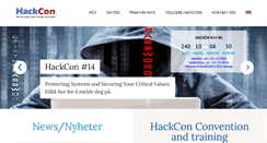 Desktop Screenshot of hackcon.org